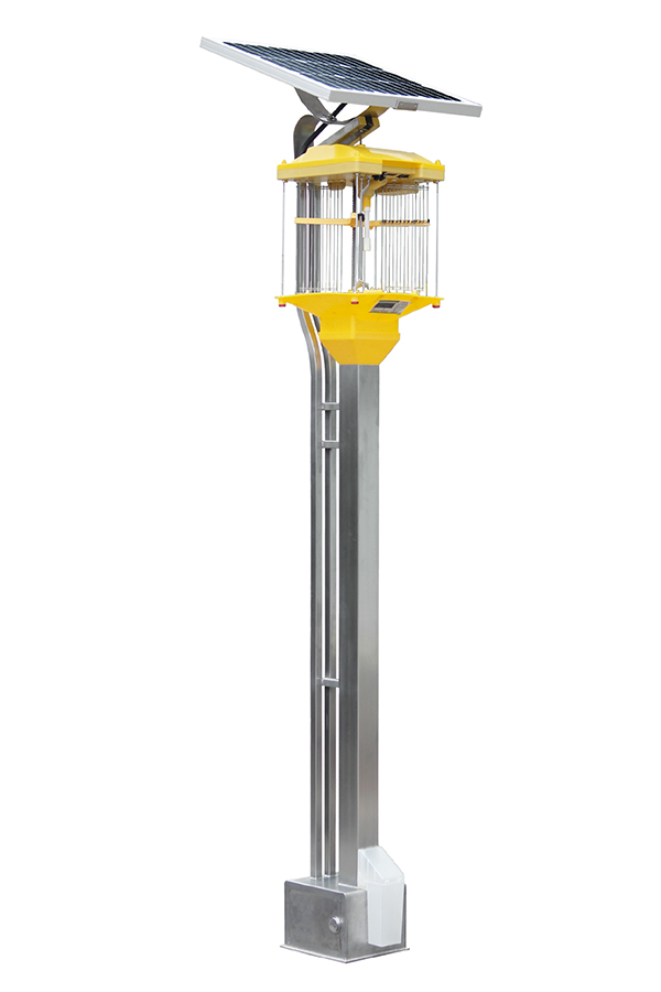 Solar Self-Cleaning Flying Insect Killer Lamp