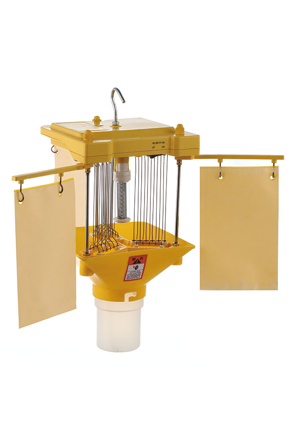 Rechargeable greenhouse insecticidal lamp with Glue board hanger